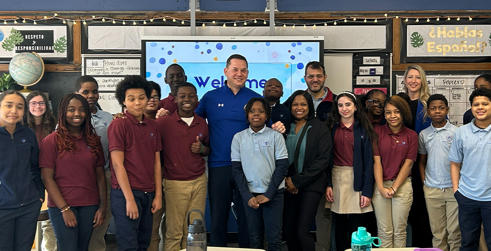 County Executive Ryan McMahon Visits SAS MS
